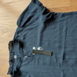 Tahari Deep Slate Blue Top